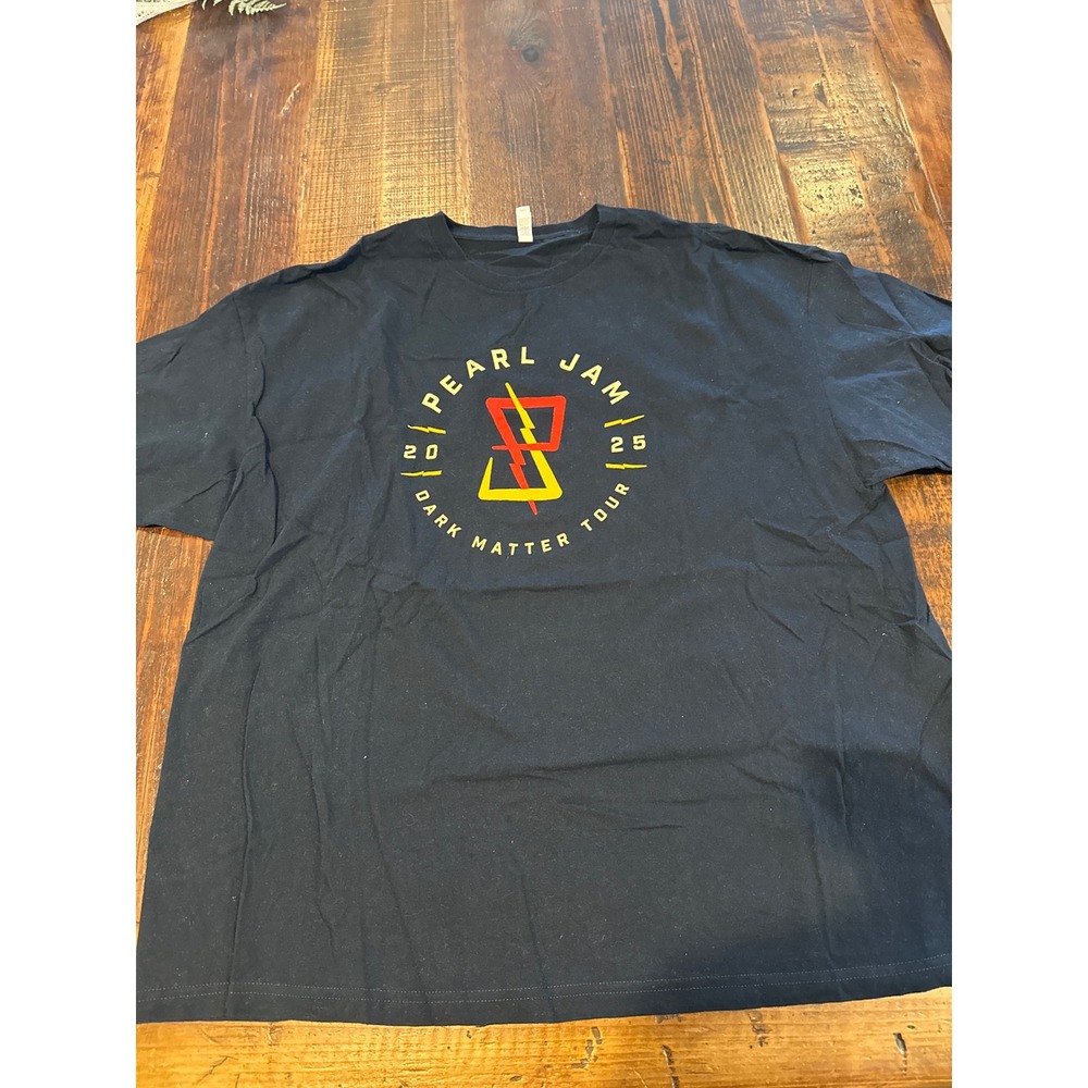 Pearl Jam Dark Matter Tour 2025 Shirt Mens 3XL Black Concert T American Apparel